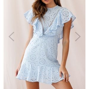 NWT Womens baby blue dress